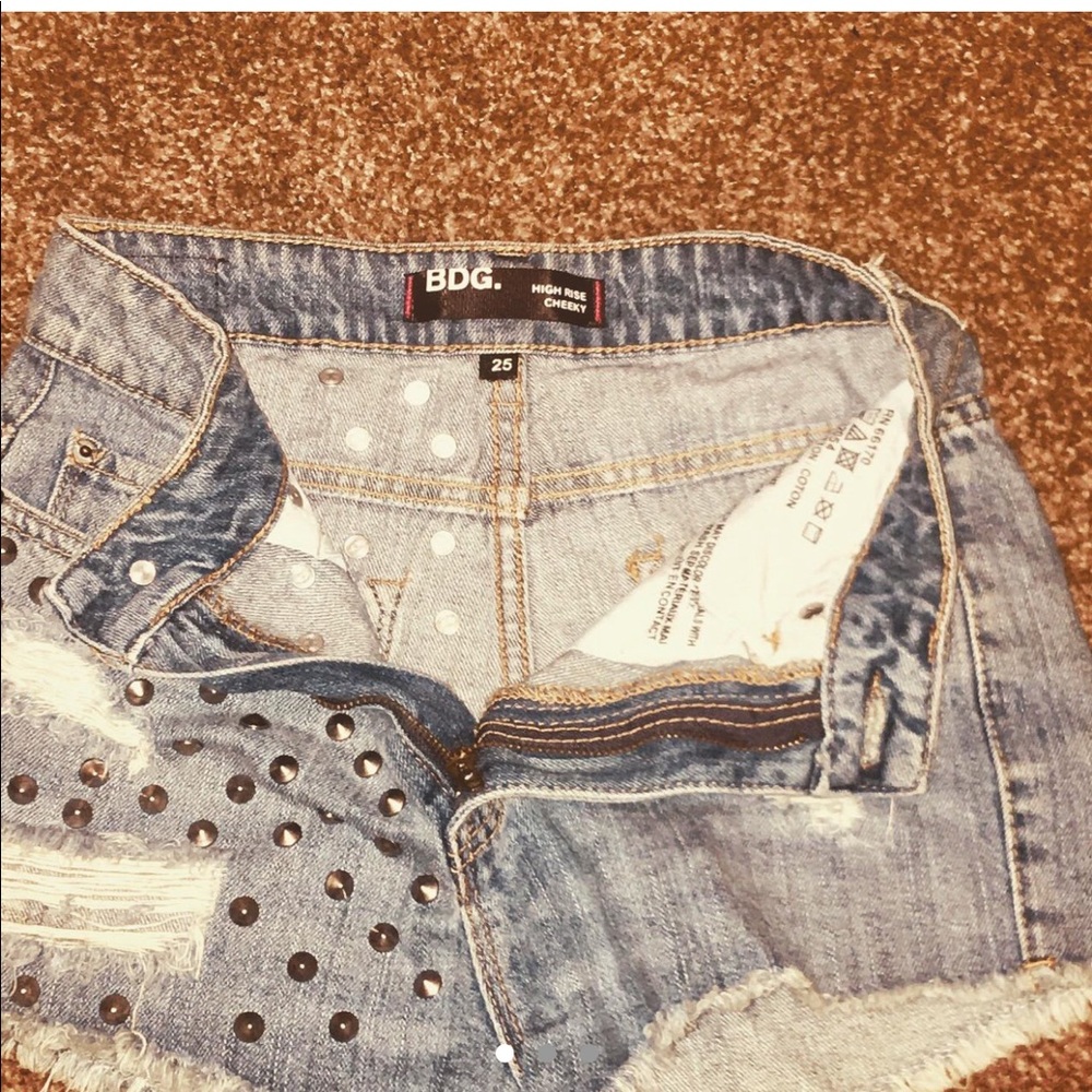 Urban Outfitters High Cheeky Denim Shorts